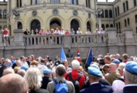 Veteraner demostrerer foran Stortinget - 2010