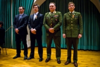Kenneth Lysell og Stig Bjarne Wigestrand Moe mottar Forsvarets medalje for edel dåd